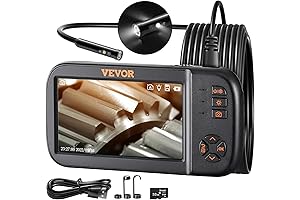 Vevor Endoscope Camera with Triple Lens and 4.5" Screen