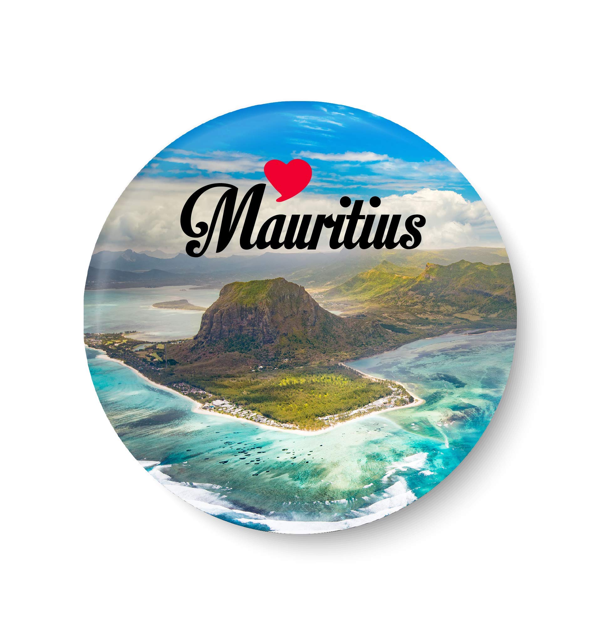 PEACOCKRIDE Metal Fridge Magnet (Multicolour)