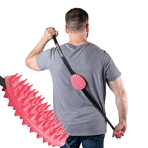 Rascador de espalda original de cactus, rascador de espalda con 2 lados con picos agresivos y suaves, ideal para personas con problemas de movilidad