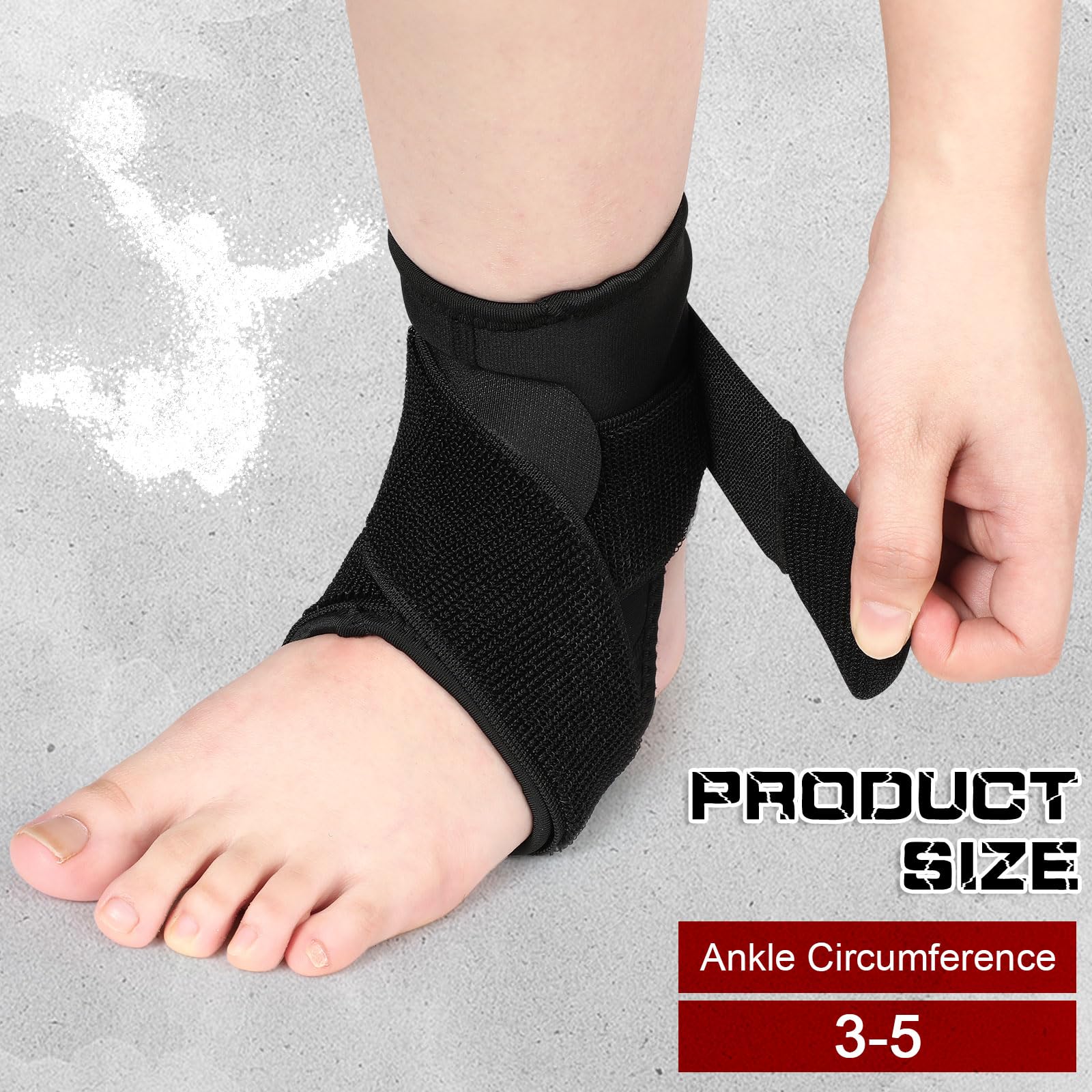 Kids Compression Ankle Brace-Ankle Tendon Support-Plantar Fasciitis Sock For Girls Boys, Children Arch Support Sleeve Night Splint For Pain Relief For