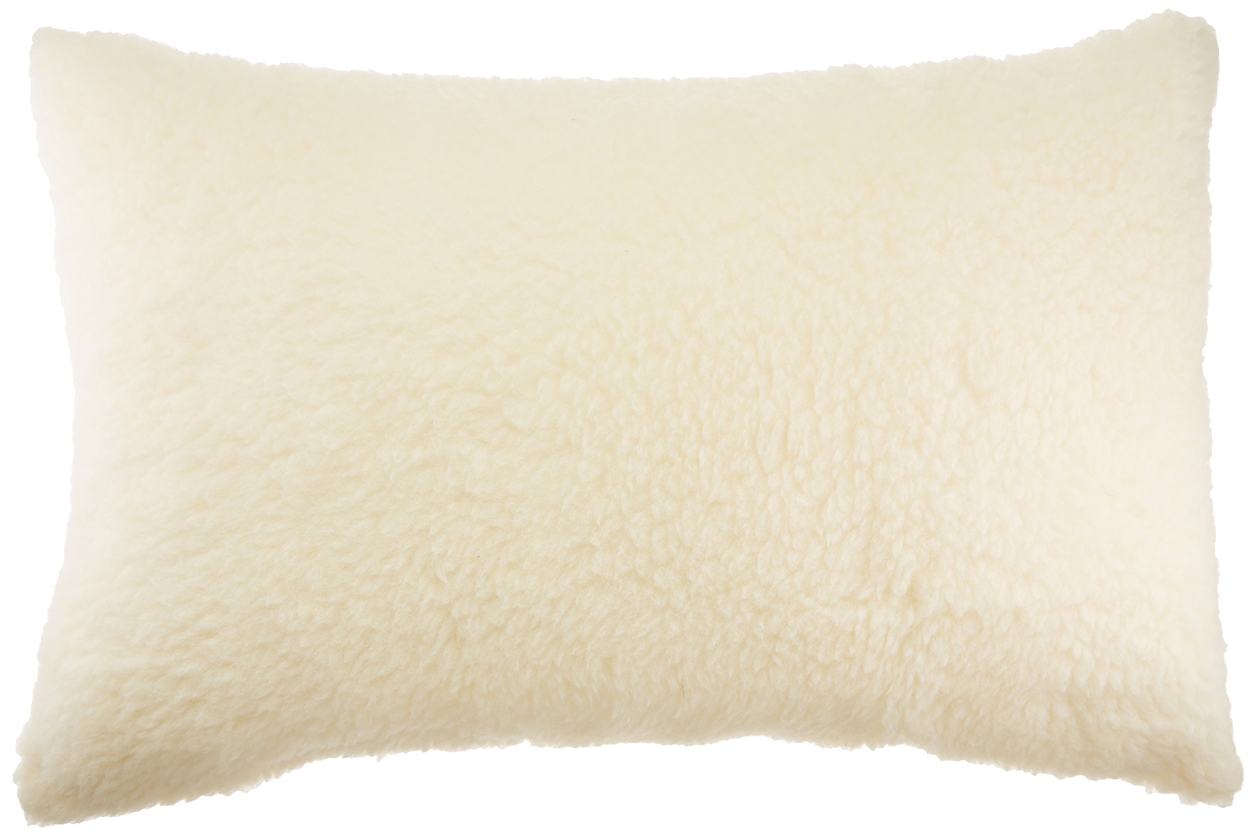 Century HomeSignature Collection Woolmark Certified Pure Wool Fleece Pillow Protector, Queen