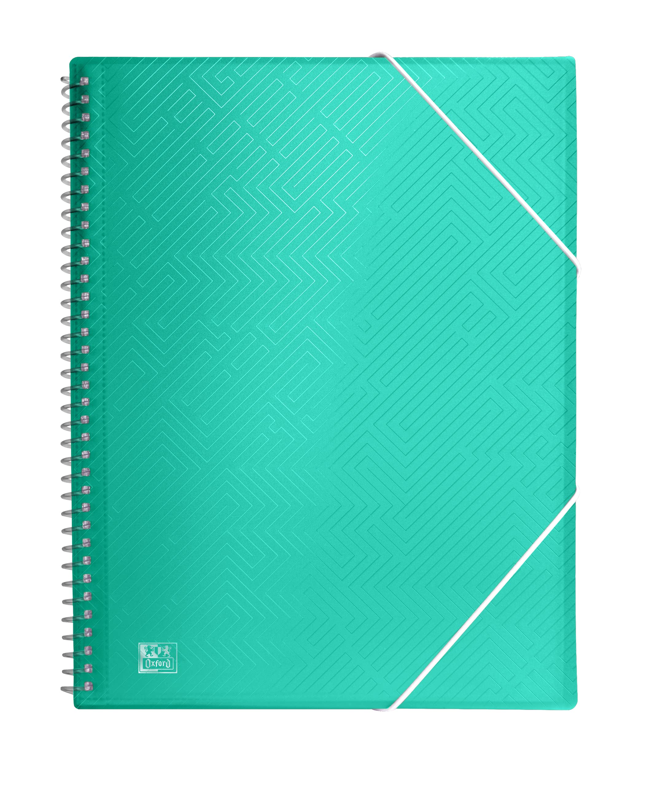 Oxford FolderSys - Carpeta de fundas (A4, 40 fundas de plástico, 8 colores, 10 unidades)