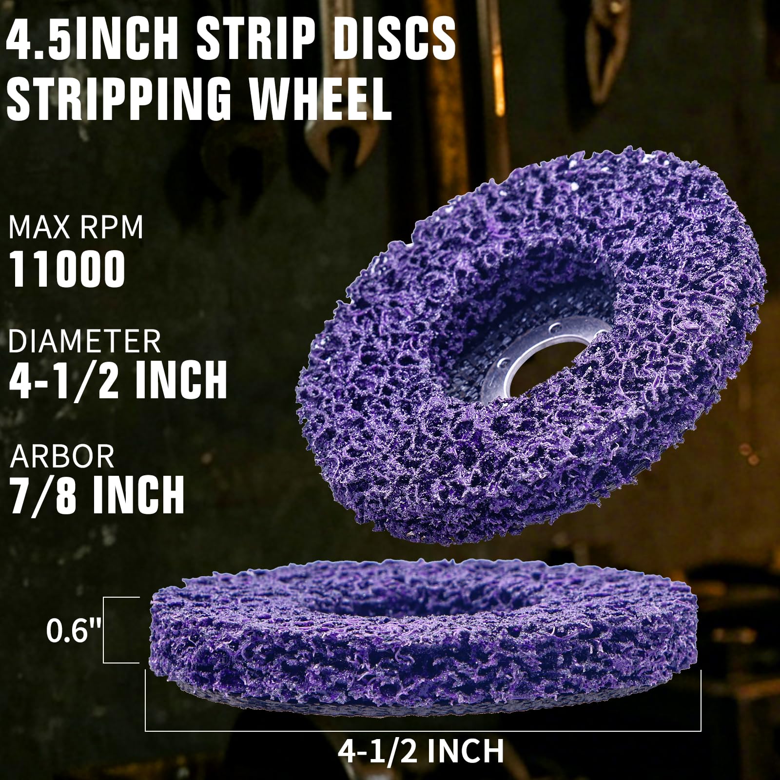 Paint & Rust Removal Wheels - Angle Grinder Discs -2