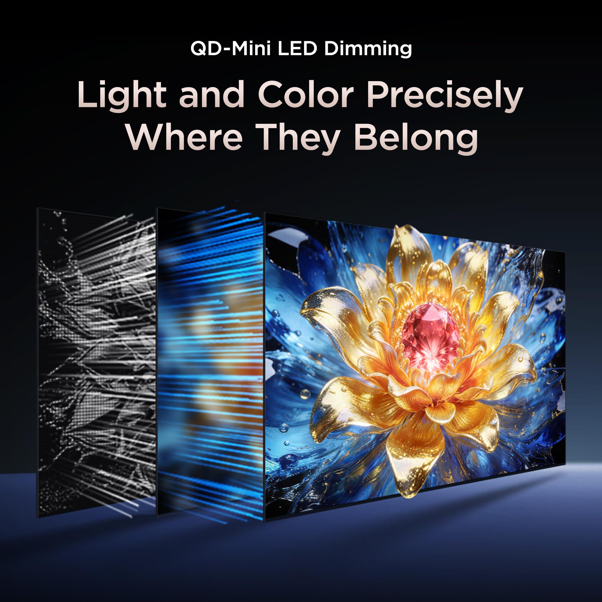 TCL 164 cm (65 Inches) Smartchoice 4K UHD Smart QLED TV | QD-Mini LED Dimming | 144Hz Refresh Rate | 3GB RAM | 42W Onkyo 2.1ch Speakers | 65T8D — Amazon image 8