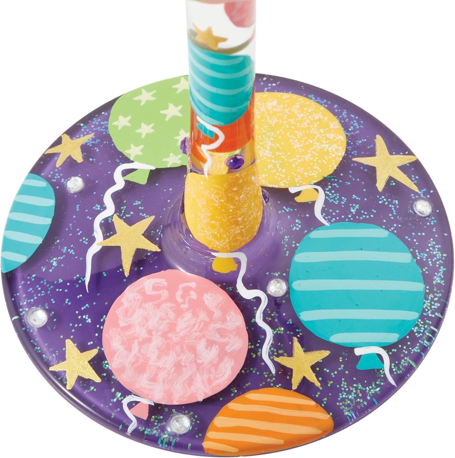 Enesco Designs by Lolita Birthday Girl Hand-Painted Artisan Wine Glass, 15 Ounce, Multicolor - Image 4