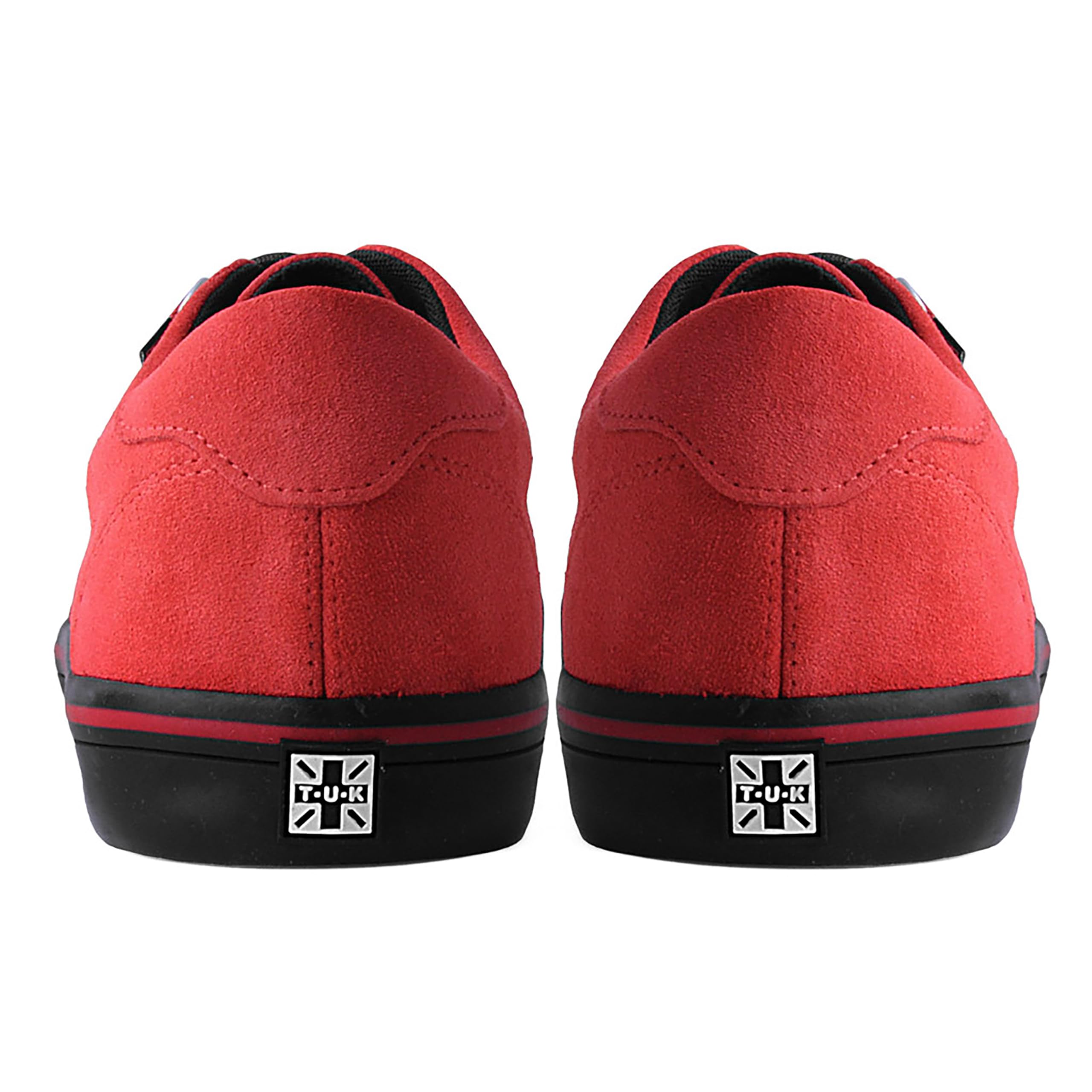 T.U.K. Creeper Sneakers para Hombre y Mujer – Zapatos con Cordones de Piel y Ante con Plantilla de Espuma Viscoelástica – Estilo Punk, Gótico, Rockabilly y Alternativo