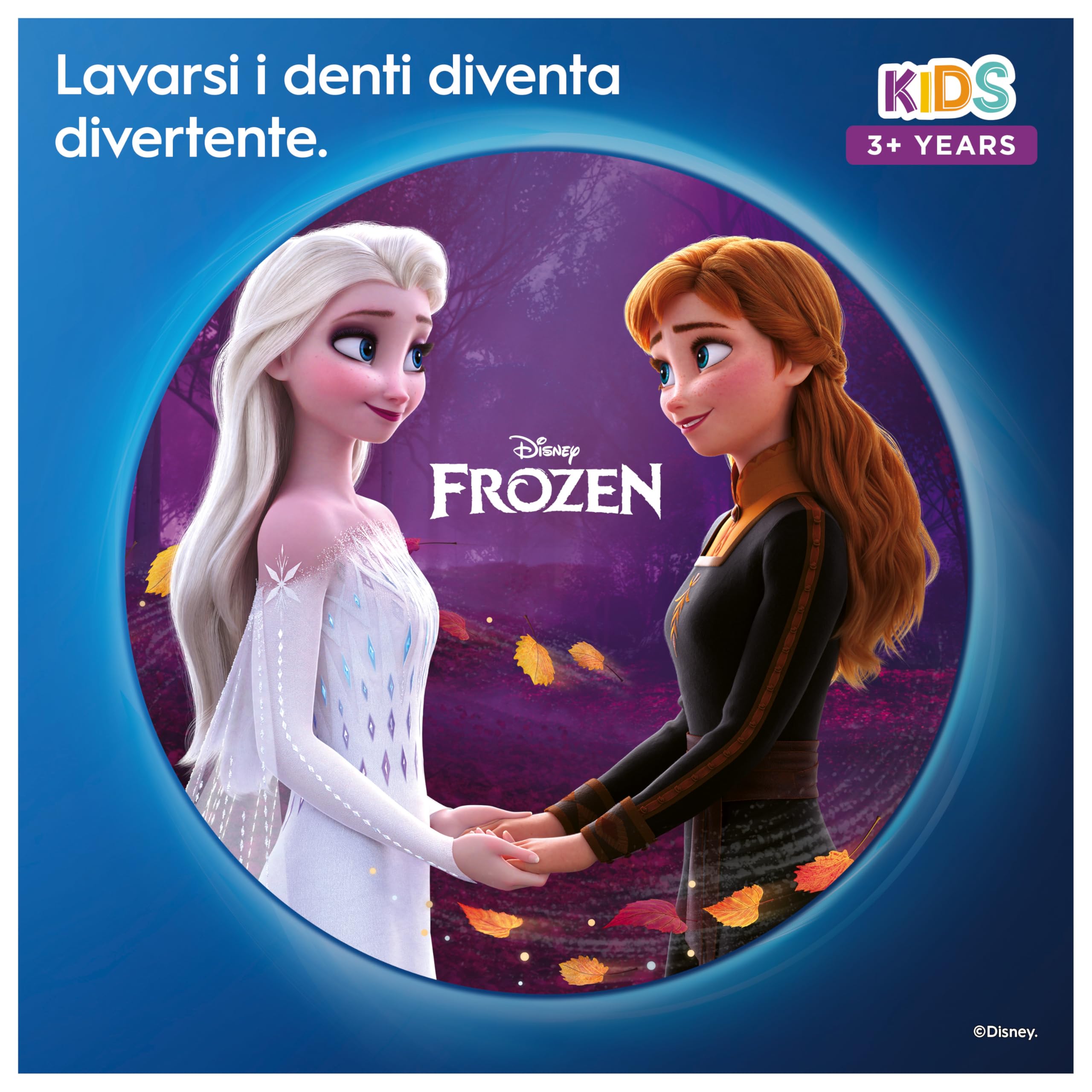 Oral-B Kids 3+ Testine Spazzolino Elettrico Frozen, Confezione da 8 Testine di Ricambio per Spazzolino Elettrico Oral B, Delicato per i Bambini, con Setole Morbide