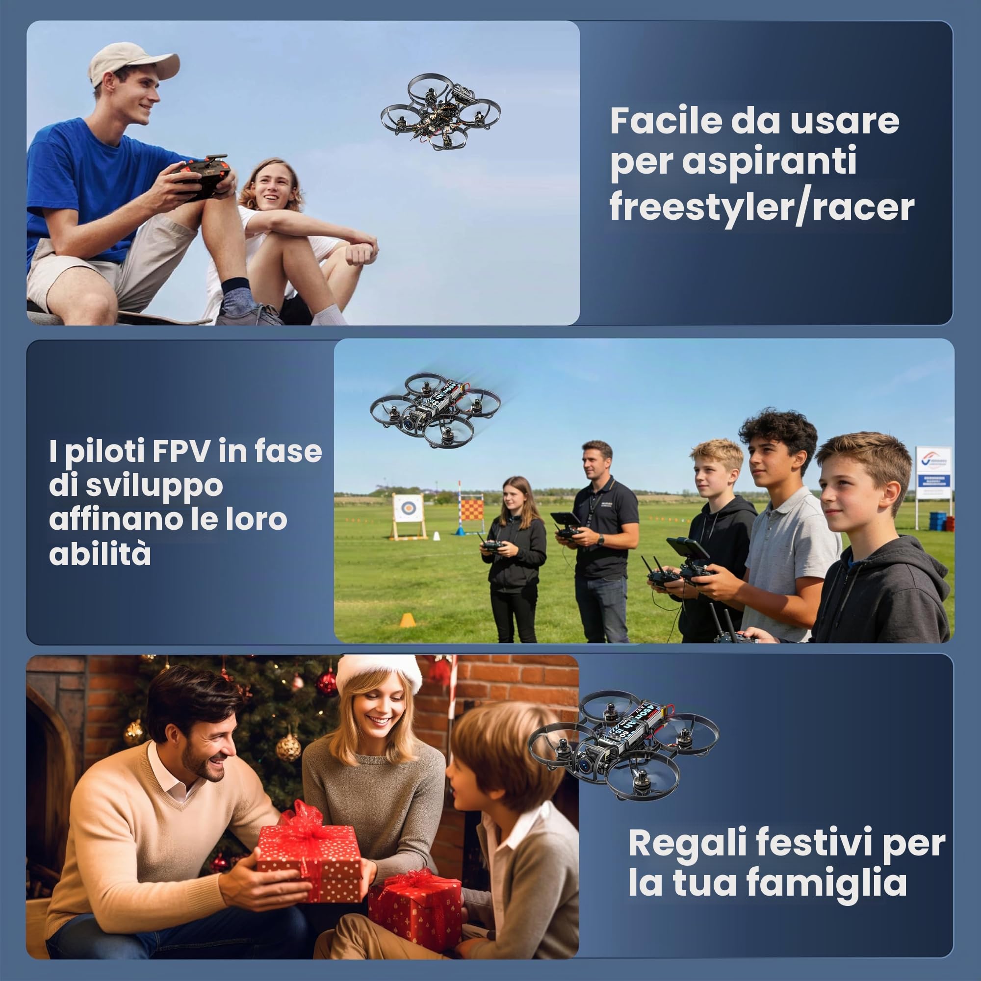 R8 ELRS Tiny Whoop Quadcopter,Ultralight 1S 80mm Micro FPV Drone BNF con 2 batterie Fly12 Mins per FPV Freestyle Racing indoor, Matrix G4 5IN1 FC,FOV160°,0802 20000KV Motore brushless