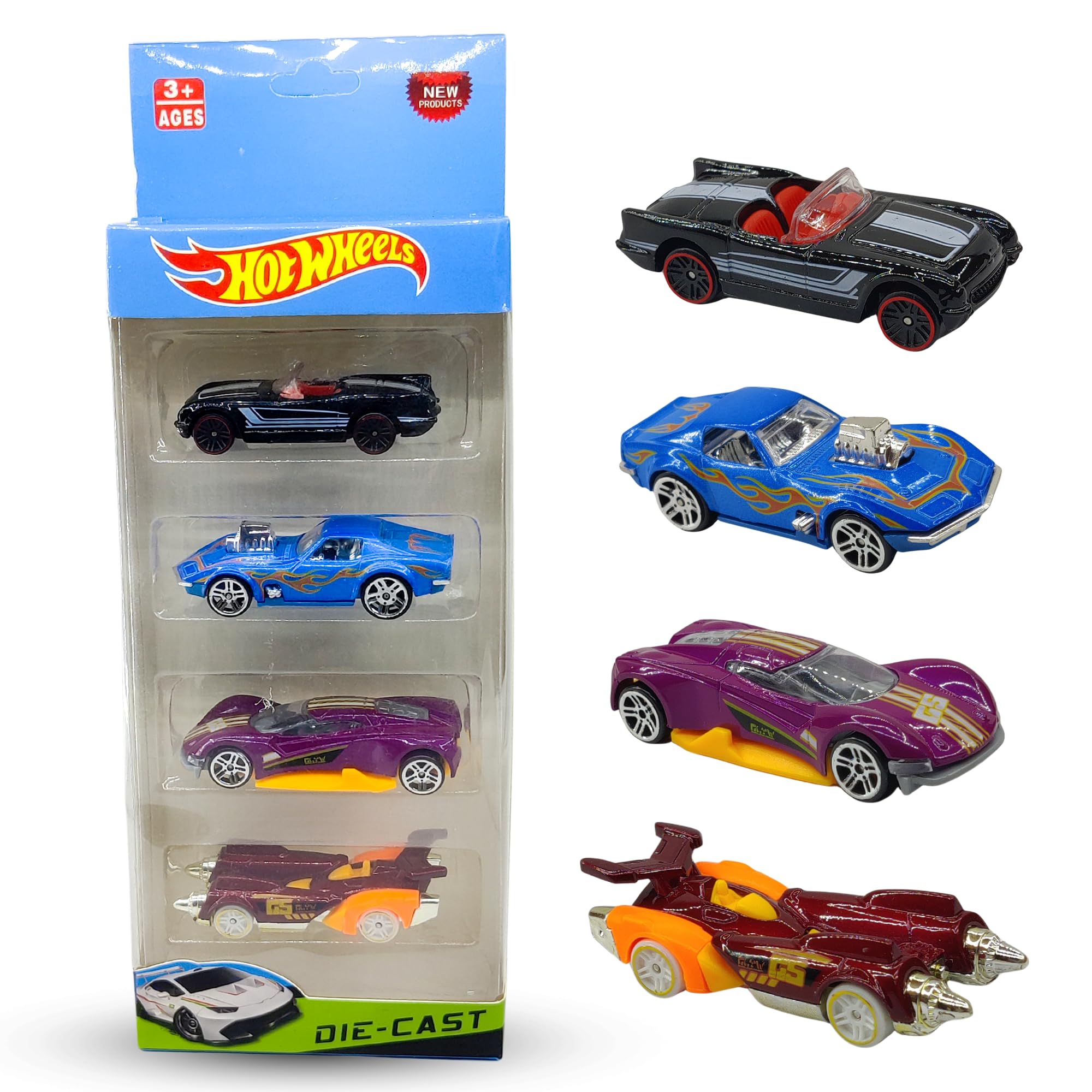 SMILES & SURPRISES STORE Mini Metal Cars (Free Wheel), Car Set of 4 Mini Metal Die-Cast Toy Cars for 3-15 Kids Boys, Gift for Boys under 300, Color & Design May Vary, Multi colors (B0D4V224JJ) Amazon Price History, Amazon Price Tracker
