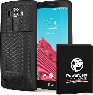 PowerBear Bater a Extendida Compatible para 6 500mAh Cubierta Trasera Carcasa Protectora Hasta 2 15X Potencia Bater a Adicional Negra 24 Meses Garant a PowerBear Bater a Extendida Compatible para 6 500mAh Cubierta Trasera Carcasa Protectora Hasta 2 15X Potencia Bater a Adicional Negra 24 Meses Garant a