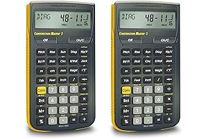 Calculated Industries 4050 Construction Master 5 Construction Calculator Pack of 2 with...