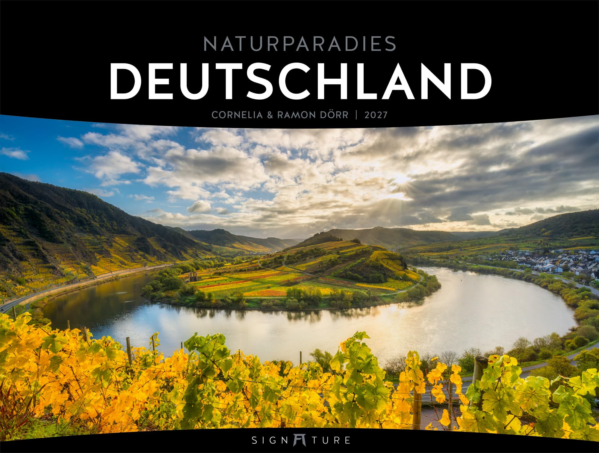 Naturparadies Deutschland Signature Kalender 2027: Hochwertiger Landschaftskalender im großen Querformat (66x50 cm) | Vom Meer bis zu den Alpen