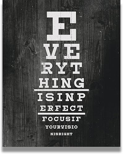 Miniatura 1 de Govivo Everything Is In Perfect Focus - Impresión artística de pared con cita motivacional, impresión de decoración de pared, póster o lienzo para