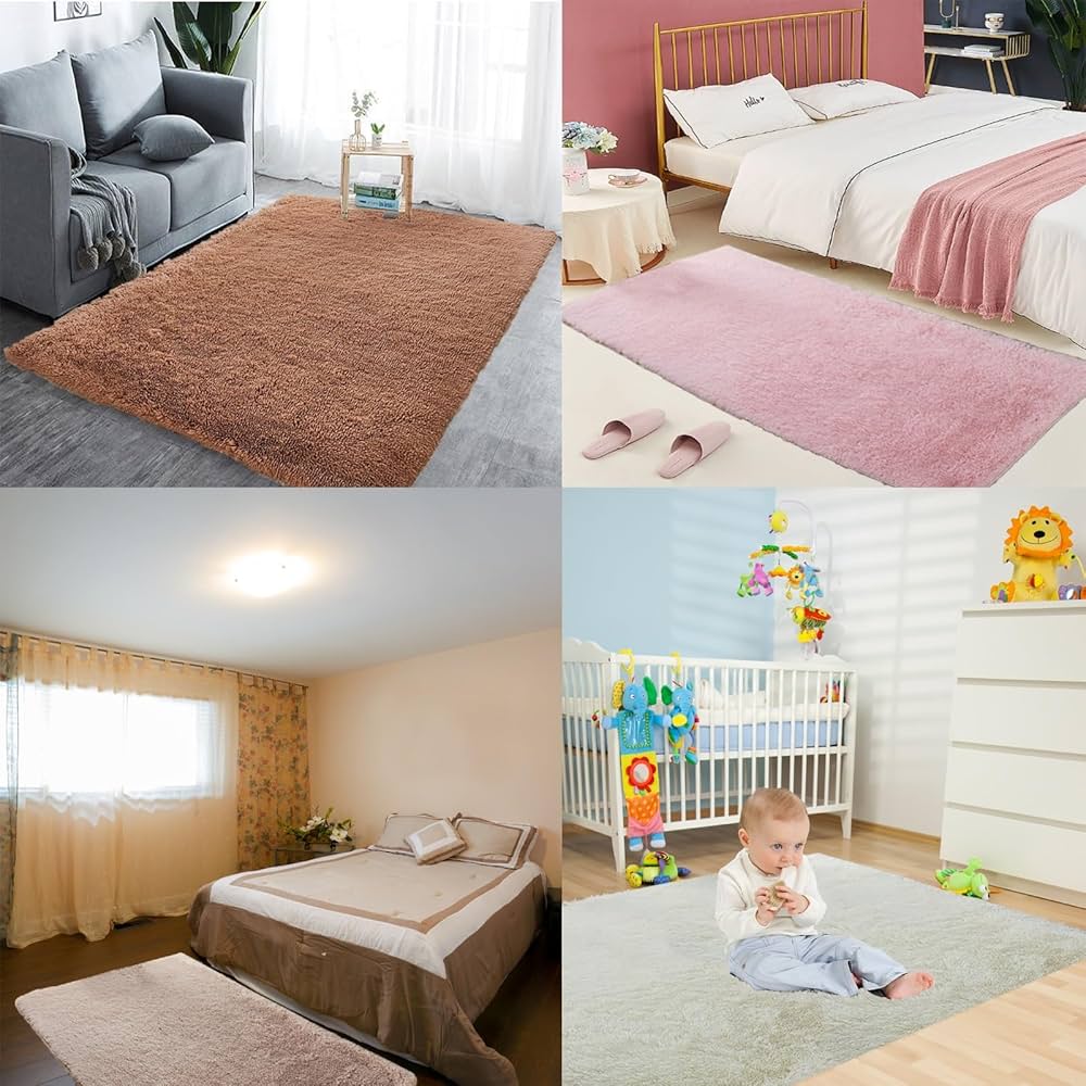 ラグ・カーペット tabitabi Amazon | ラグマット 90 x 190 cm 洗える滑り止め付 シャギー