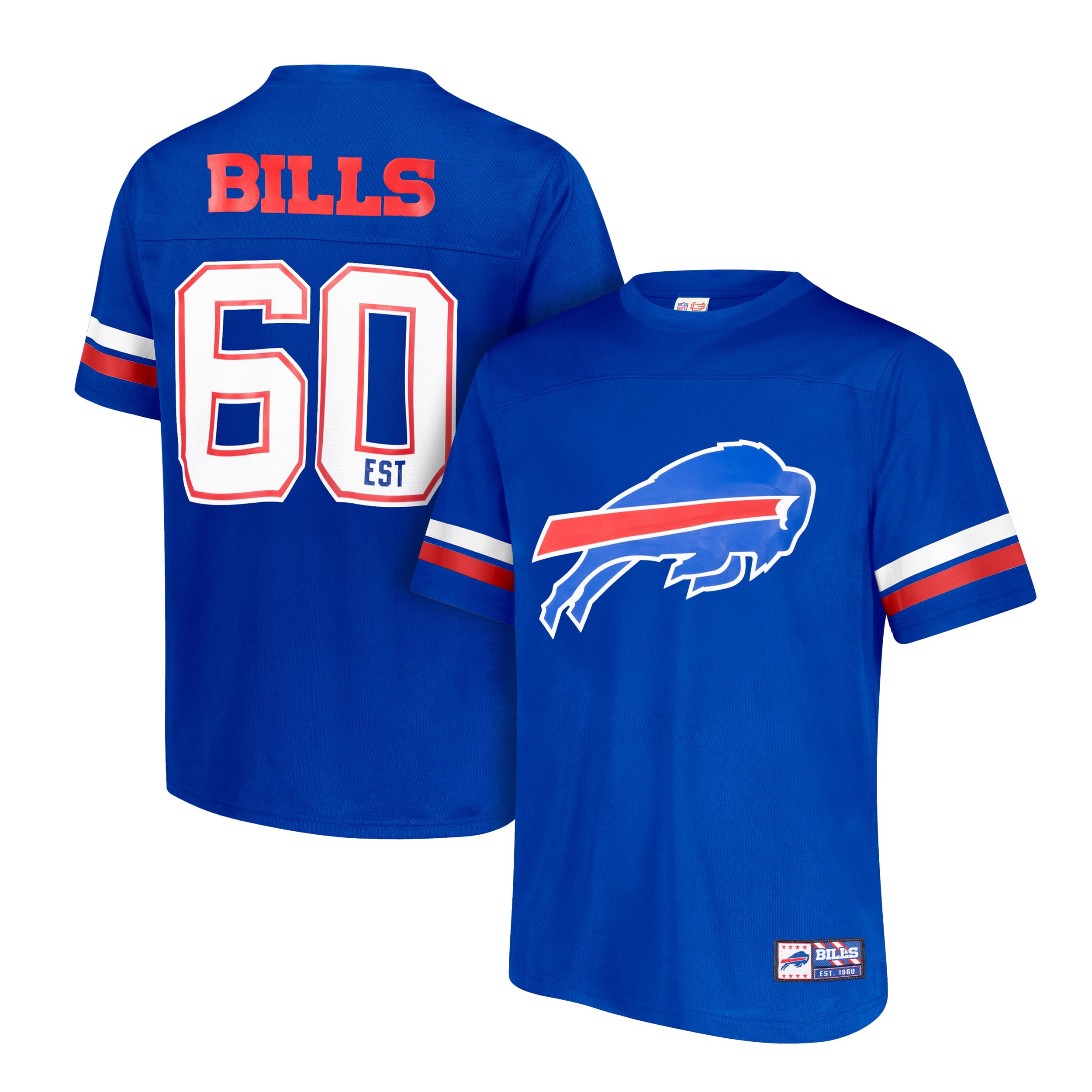 Ultra Game Adults NFL Official Soft Mesh Vintage Beast Mode Jersey T-Shirt