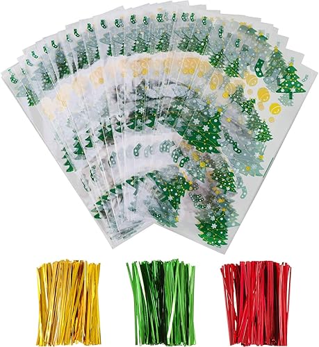 Miniatura 1 de Boao - Bolsas de celofán para el día de San Valentín, 100 unidades, con 150 piezas de lazos giratorios, para regalos de San Valentín