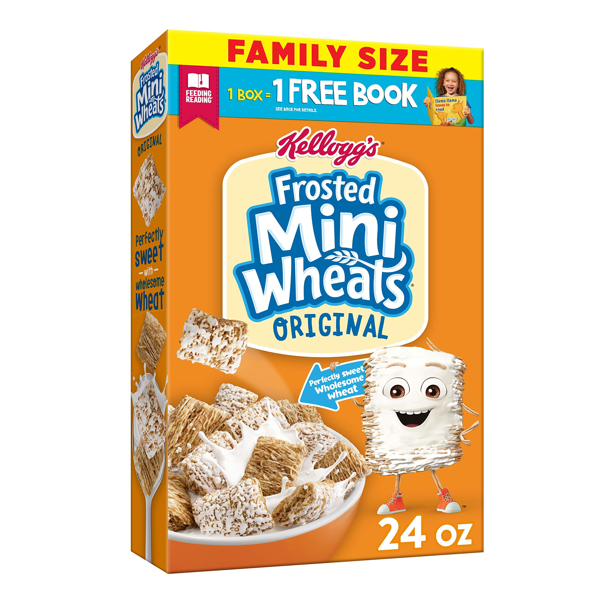 Buy Kellogg's Frosted MiniWheats Breakfast Cereal, High Fiber Cereal