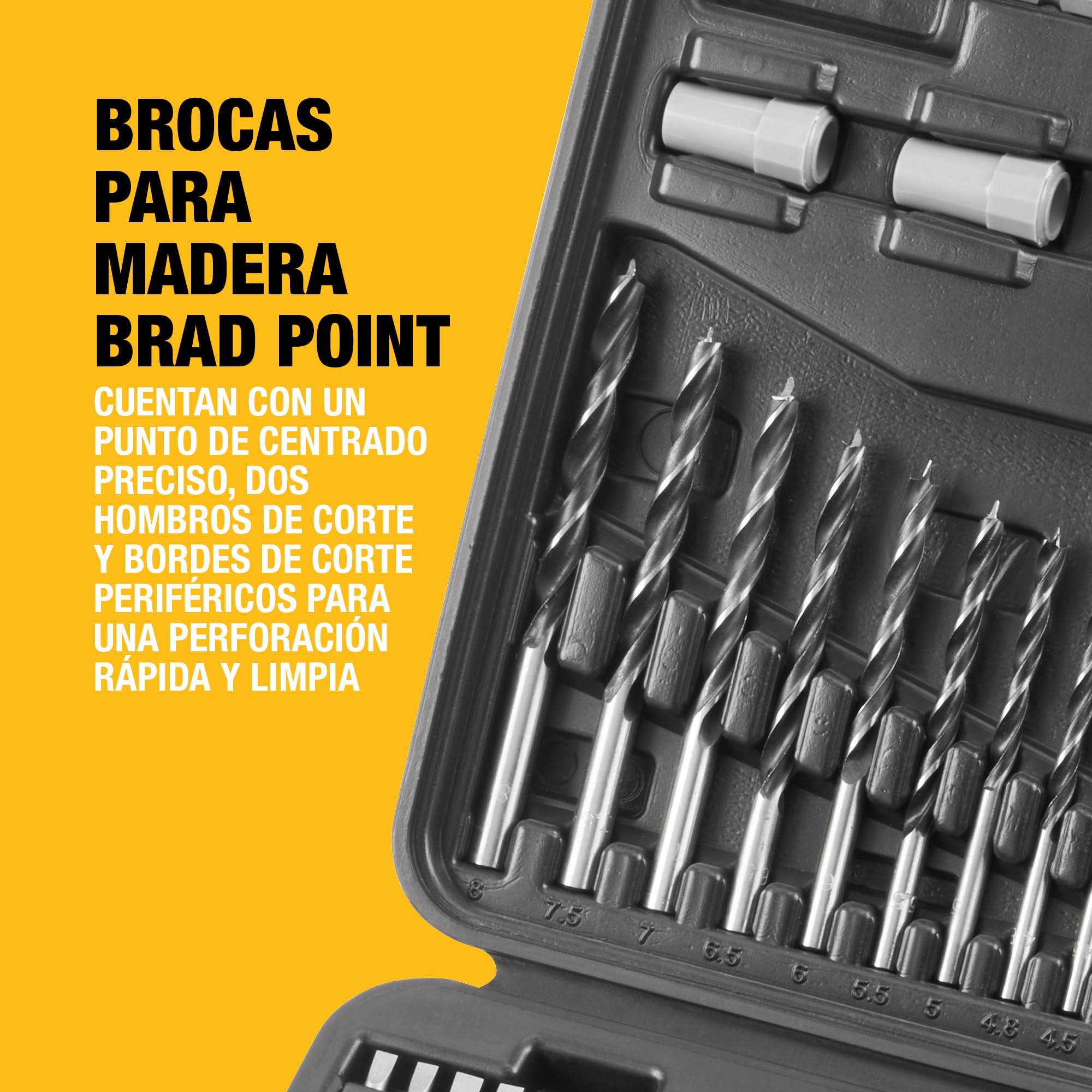 DEWALT Juego de accesorios mixtos (109 piezas), DT0109-QZ