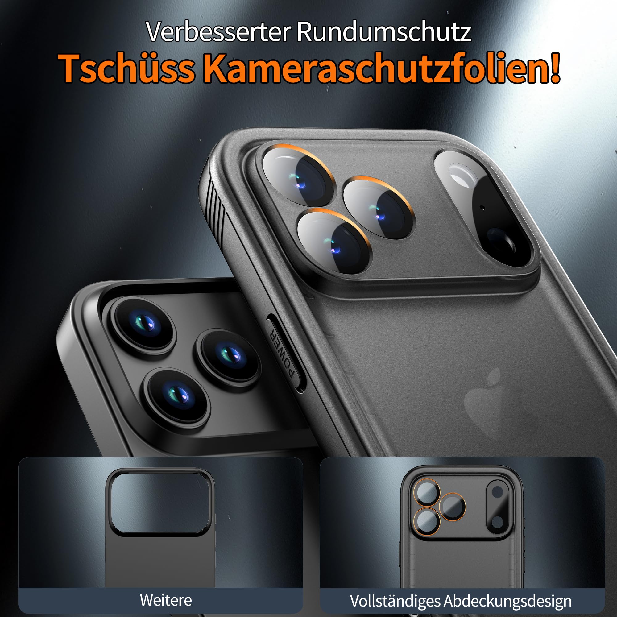 Cozycase 1S-Knopf Wasserdicht Handyhalterung Fahrrad Für iPhone 17 Pro | Anti-Diebstahl Hülle Handy Halter Motorrad Lenker Rennrad Mtb Ebike Bike Phone Holder Mount Fahrradhalterung IP68 Waterproof