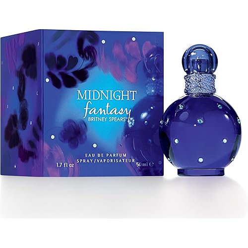 Britney Spears Midnight Fantasy Eau De Parfum Spray for Women, 1.7 Ounce