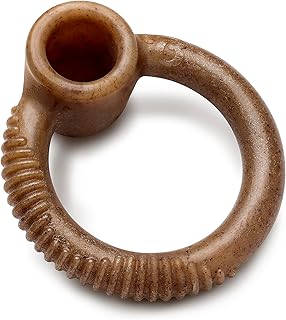 Benebone Ring - Juguete masticable duradero para perros masticadores agresivos, tocino real, fabricado en Estados Unidos, pequeño