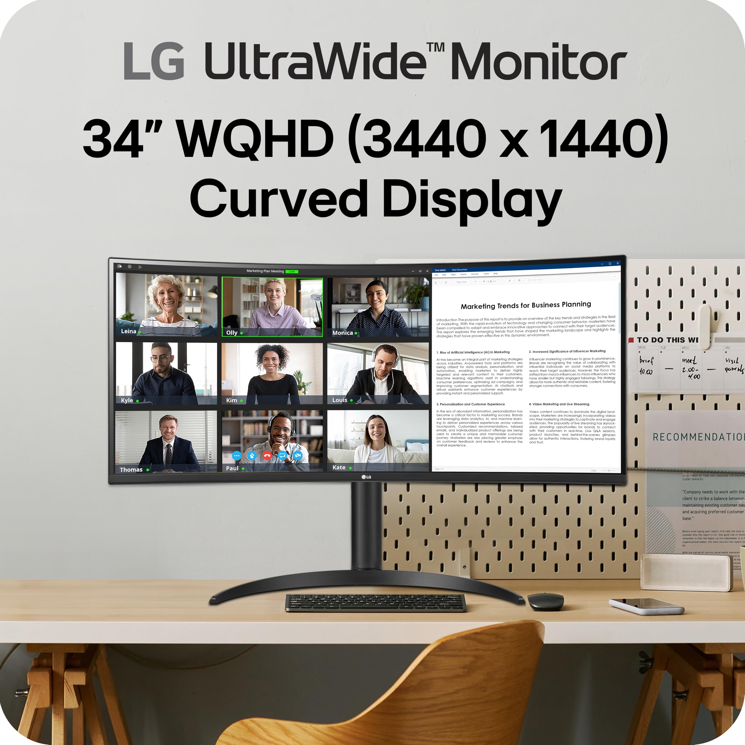 Amazon.co.jp: LG 34インチ UltraWide WQHD(3440×1440) カーブ