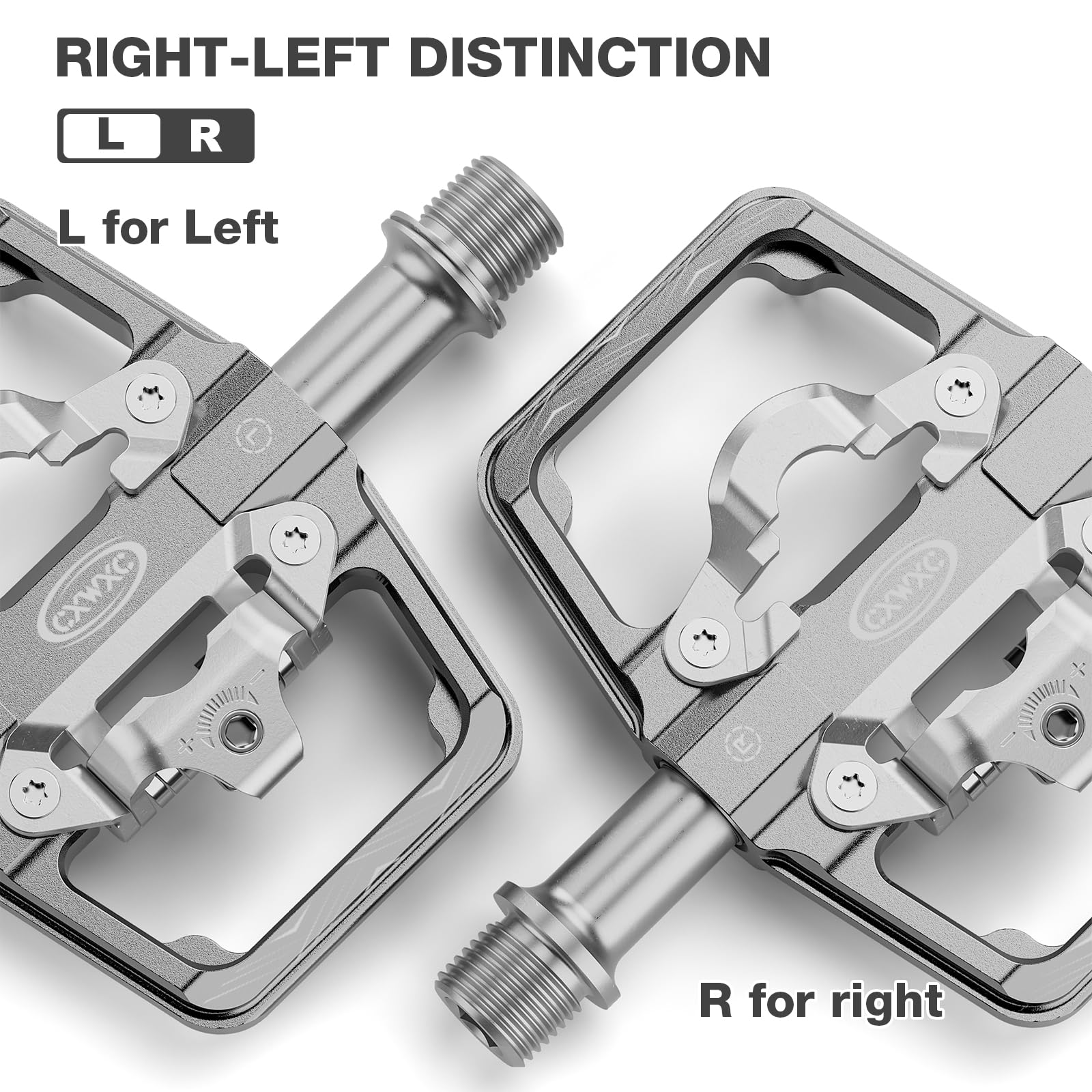 PP Pedal Plate | SPDX | Adattatore per pedali compatibili con Shimano SPD e Look X