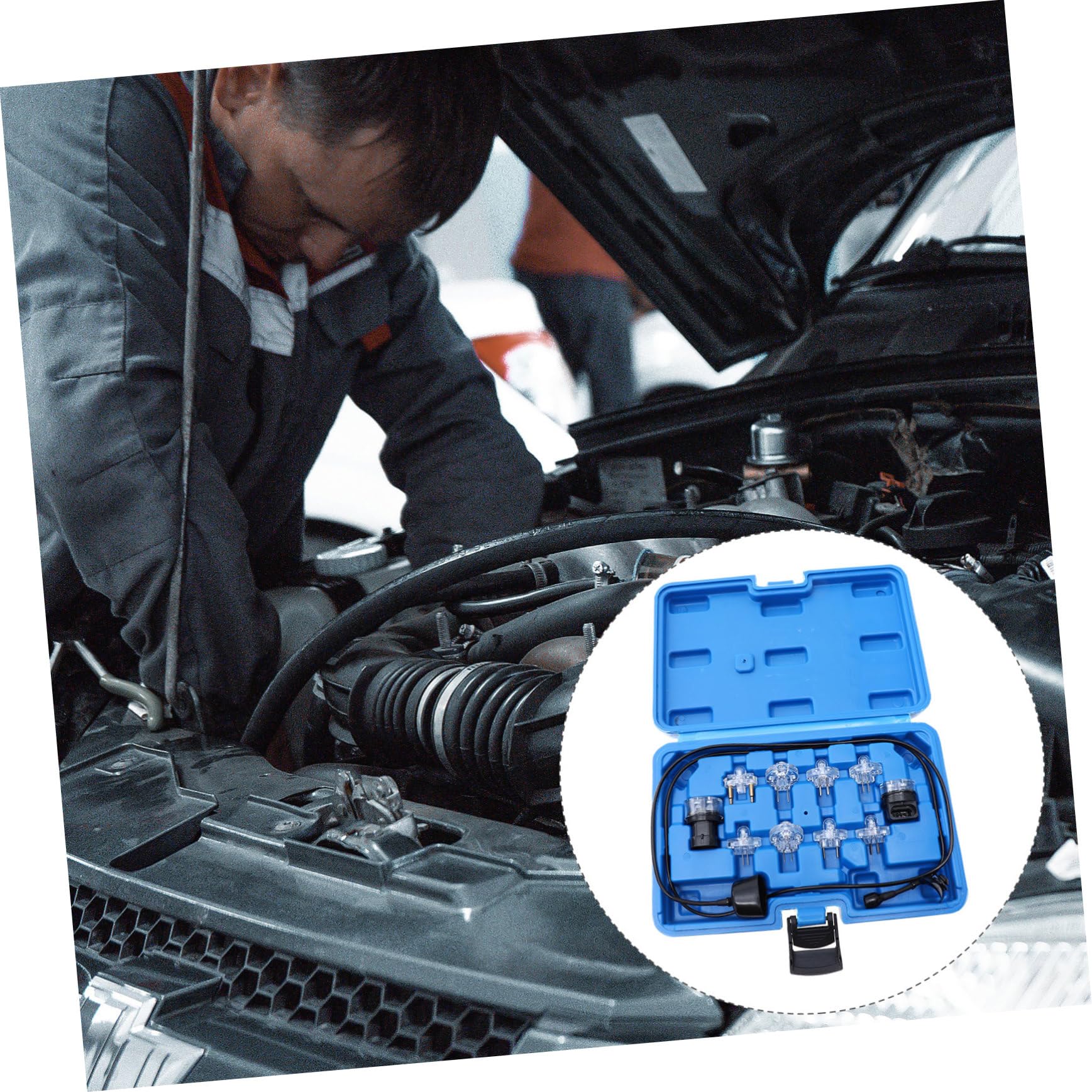 SOLUSTRE Probador de Circuitos Automotriz 1 Juego Plástico Cobre Azul | Inspección del Sistema Eléctrico del Coche, Mantenimiento de Revisión, Apariencia Creativa