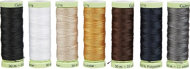 Gutermann Thread Set: Top Stitch: 7 x 30m
