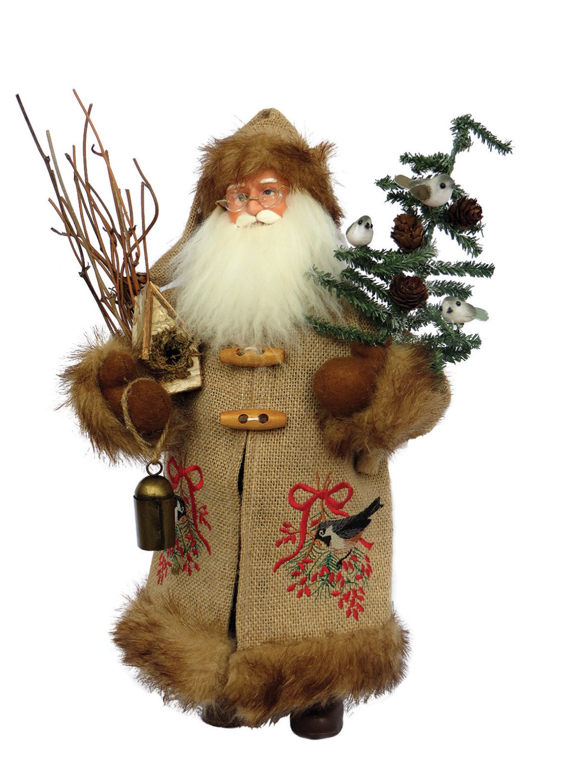 Santa's Workshop 8530 Chickadee Claus II Figurine, 15", Multi