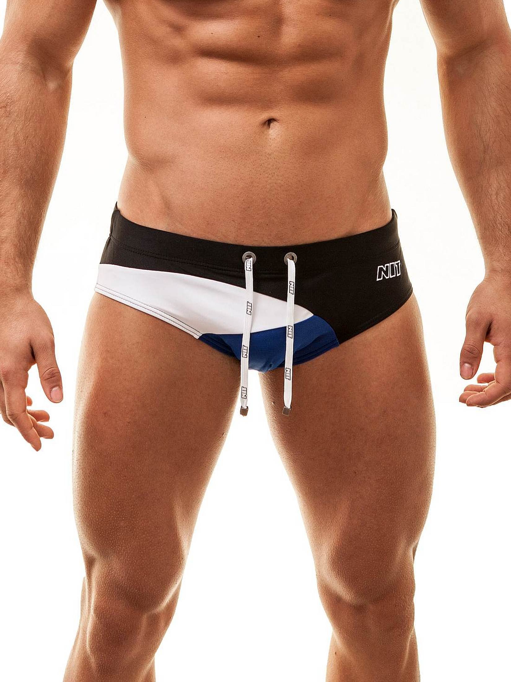56107 Pack-Up Boosting Pad Mens Swim Trunk, Yellow (Slim Fit)