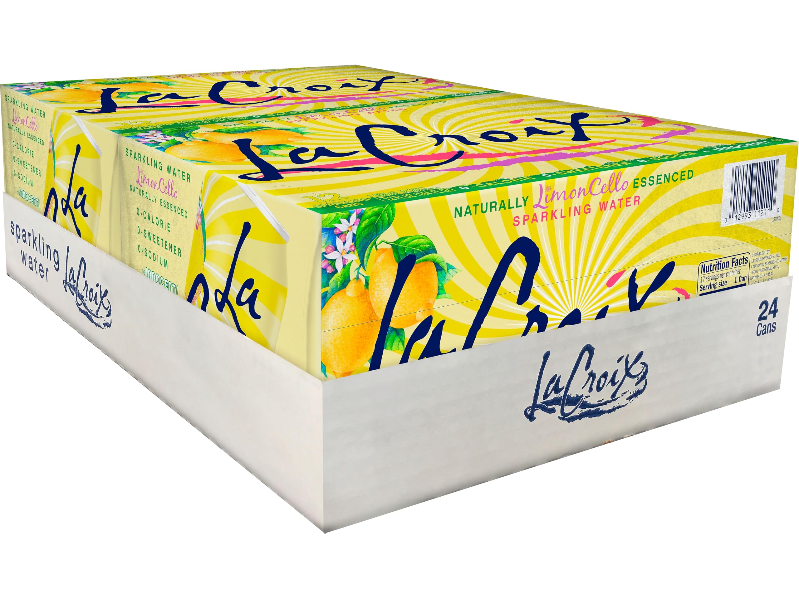 Amazon.com: Lacroix NAV40111 Sparkling Water, LimonCello, 12 Oz