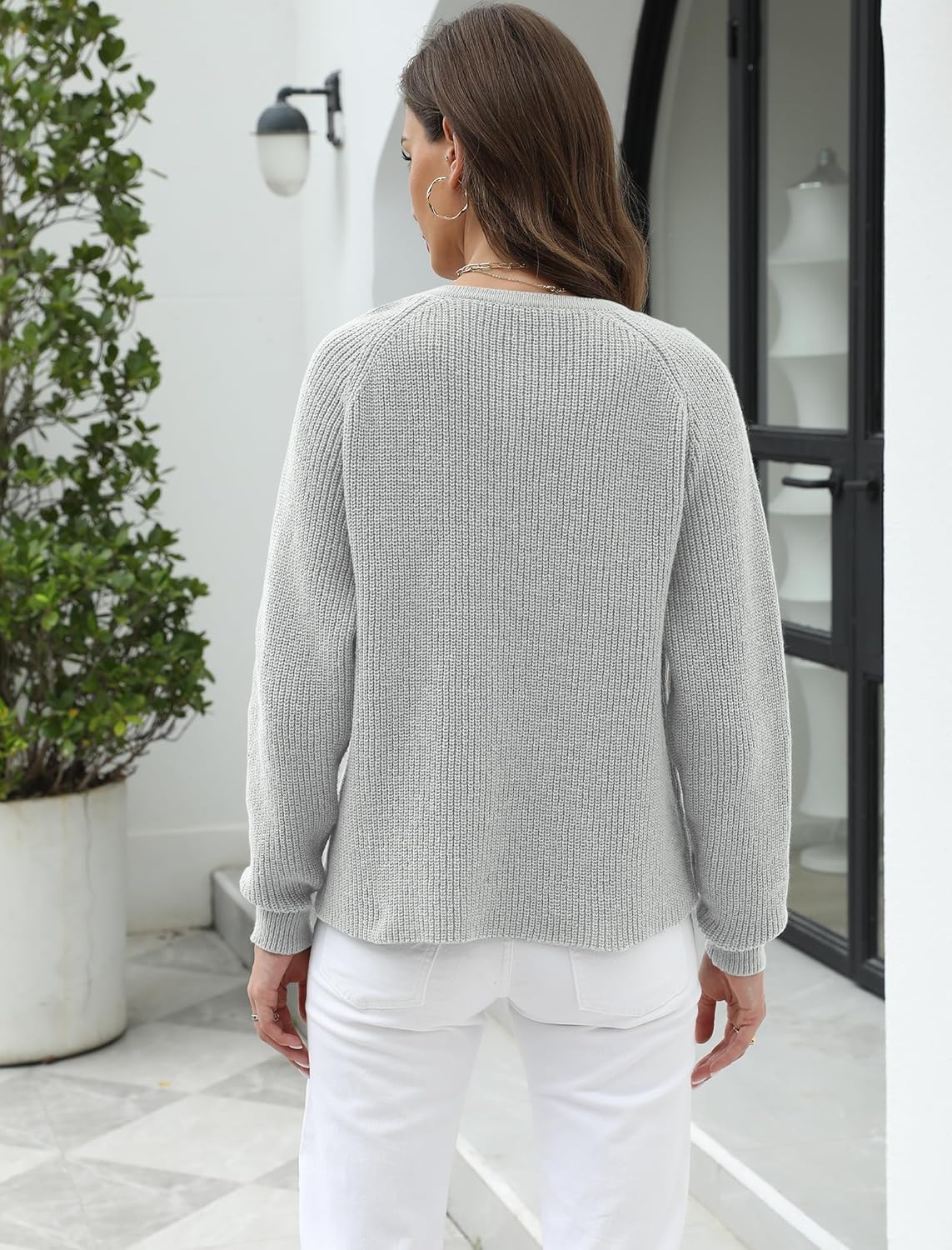 ZAFUL Women's 2025 Spring Fall Cropped Cardigan Lightweight Long Sleeve Knit Outerwear Daily Office Wear Trendy Y2K Crop Top - Image 6