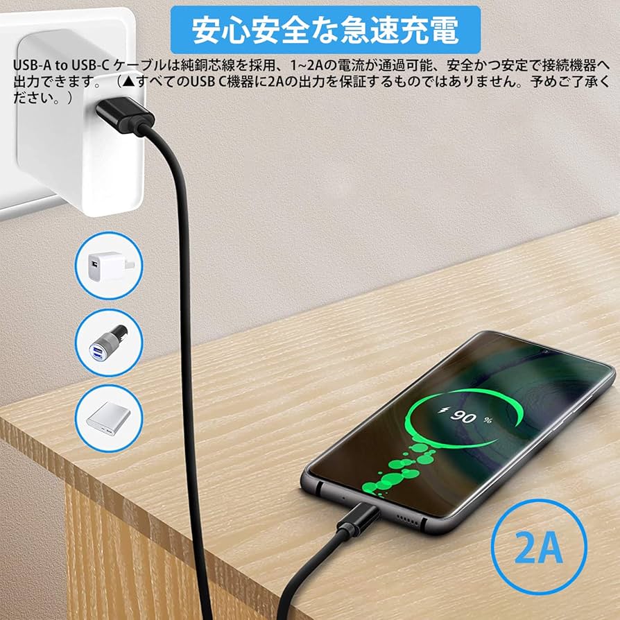 USB Type C to Type C ケーブル 2m 1本 Amazon.co.jp: USB Type C ケーブル 2m【1本, ブラック】LpoieJun