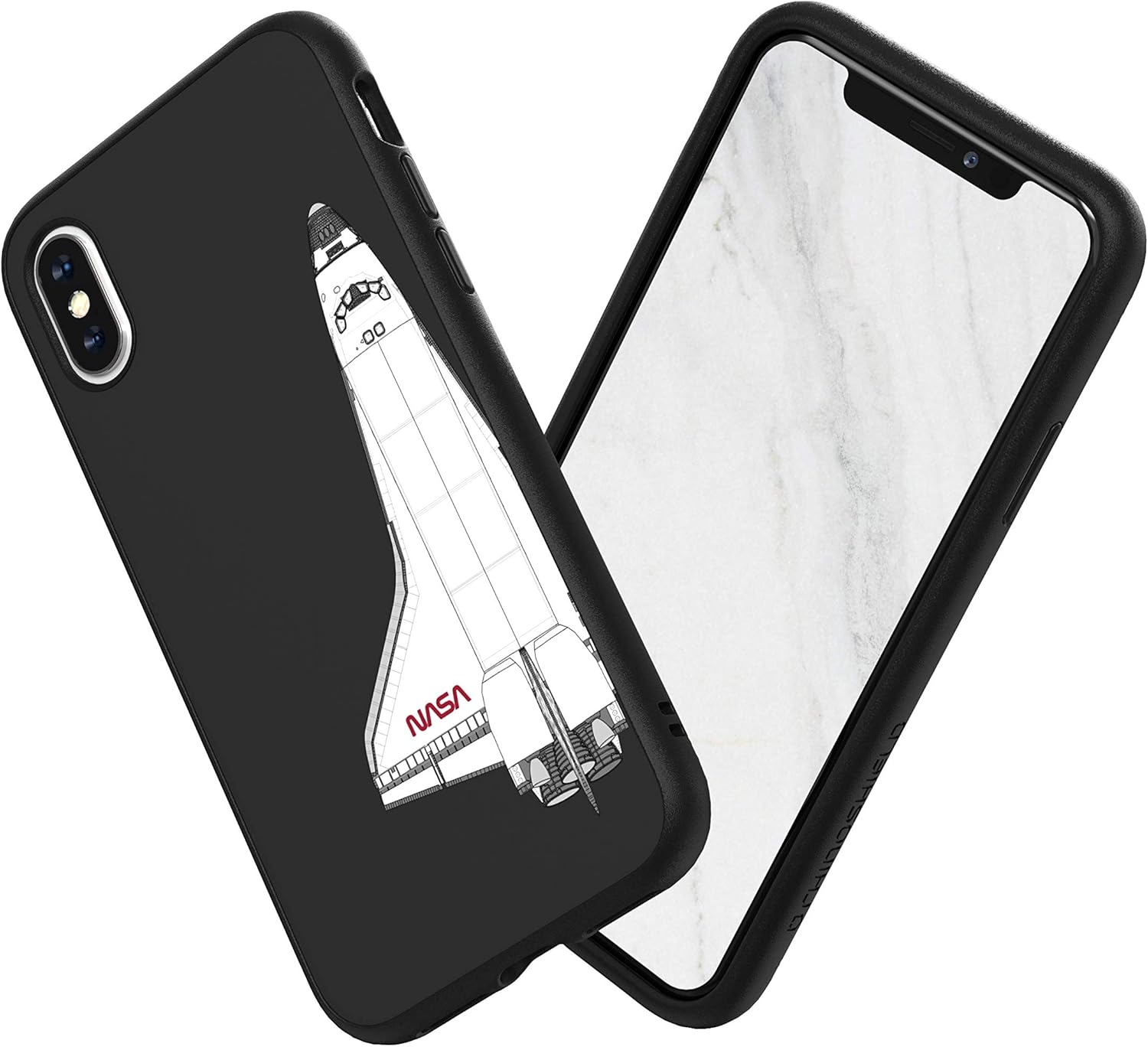 Amazon Com Rhinoshield Case Compatible With Iphone Xs Impact Protective Slim Cover Solidsuit Customizable Phone Cover Nasa Approved Prints Space Shuttle Cell Phones Accessories