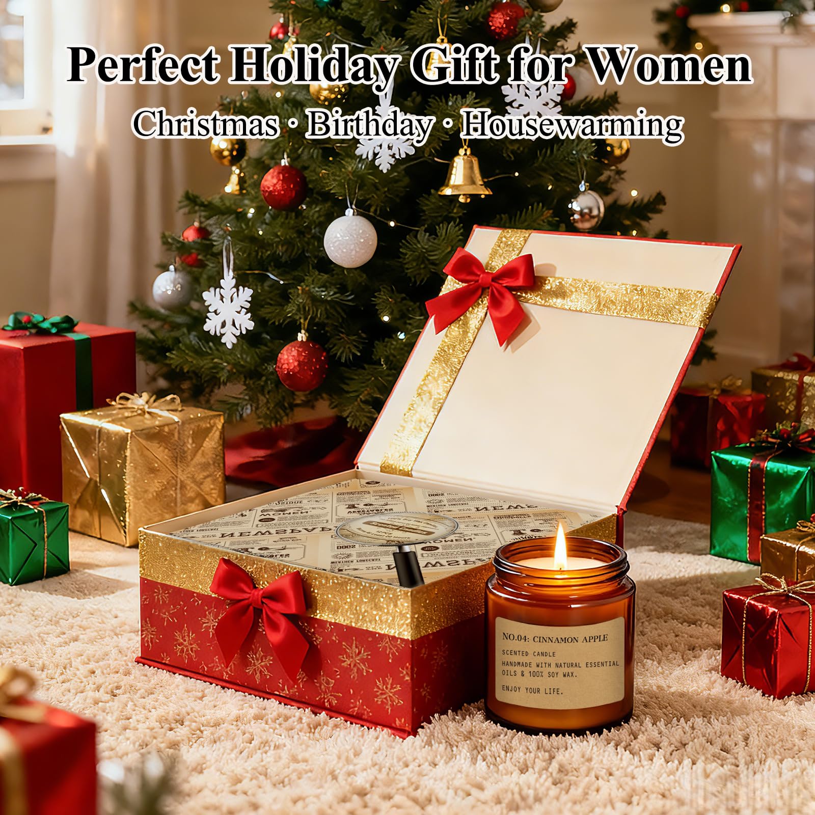 YINUO LIGHT Scented Candles Gift Set,12 Pack Aromatherapy Candles for Home Scent — product photo