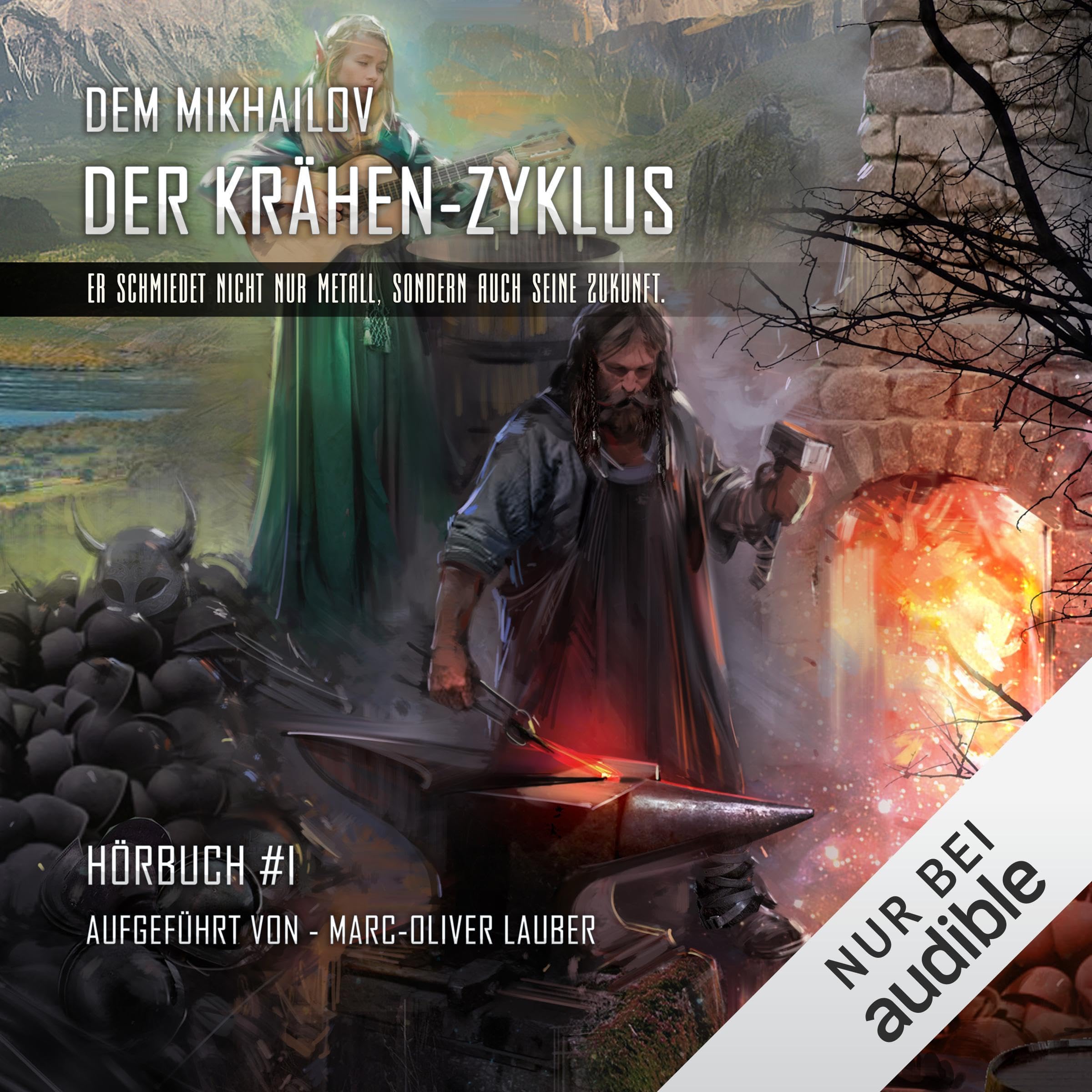Cover art for Der Krähen-Zyklus 1. LitRPG-Serie