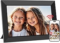 Frameo 10.1 Inch WiFi Digital Picture Frame - 32GB HD IPS Touch Screen, Auto-Rotate, Wall Mount, Share Photos/Videos via App