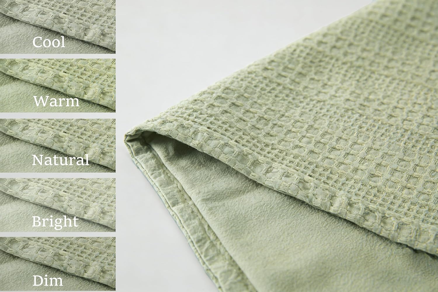 18x18 Throw Pillow Covers Set of 2 100% Cotton Decorative Pillow Shams with Hidden Zipper Sofa Couch for Modern Home Living Bedroom Decor,Sage Green