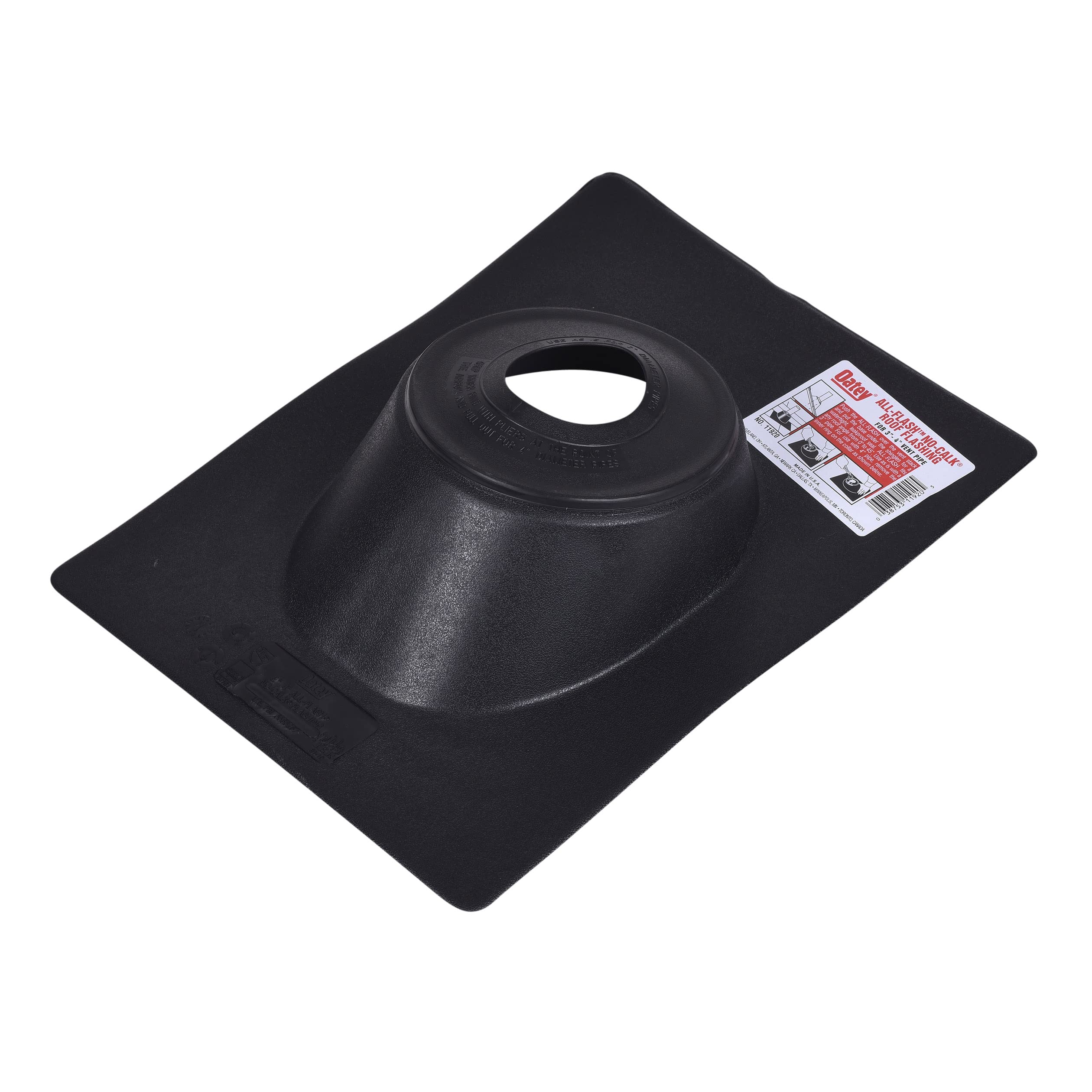 Oatey 11920 Migające dach, 7,6 cm - 10,5 cm, szary