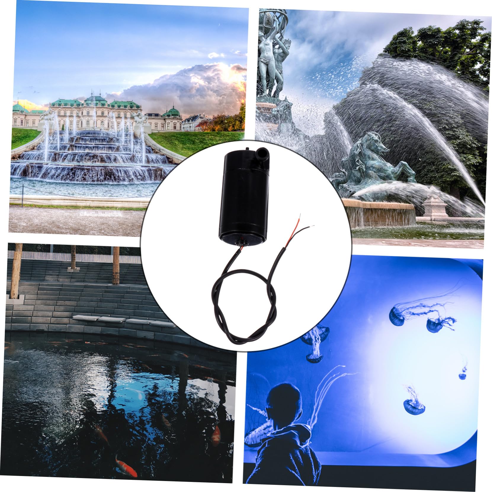Sosoport 15stücke Mini Tauchpumpe Dc Für Aquarien Und Ultra-leise Kompakte Wasserpumpe Einfach Zu Reinigen Für Umgebungen