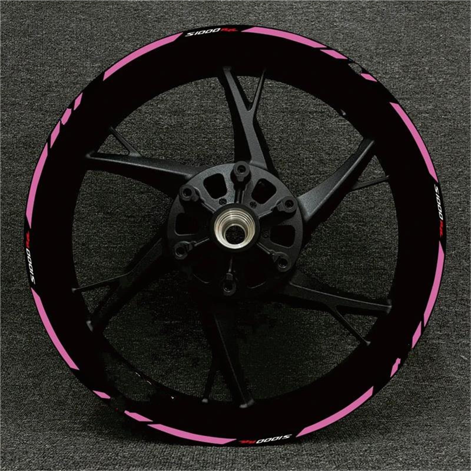 Motorcycle Racing Equipment Wheel Tire Rim Decoration Adhesive Reflective Decal Sticker for BMW S1000XR S1000R 1000RR Decorative(Color2)