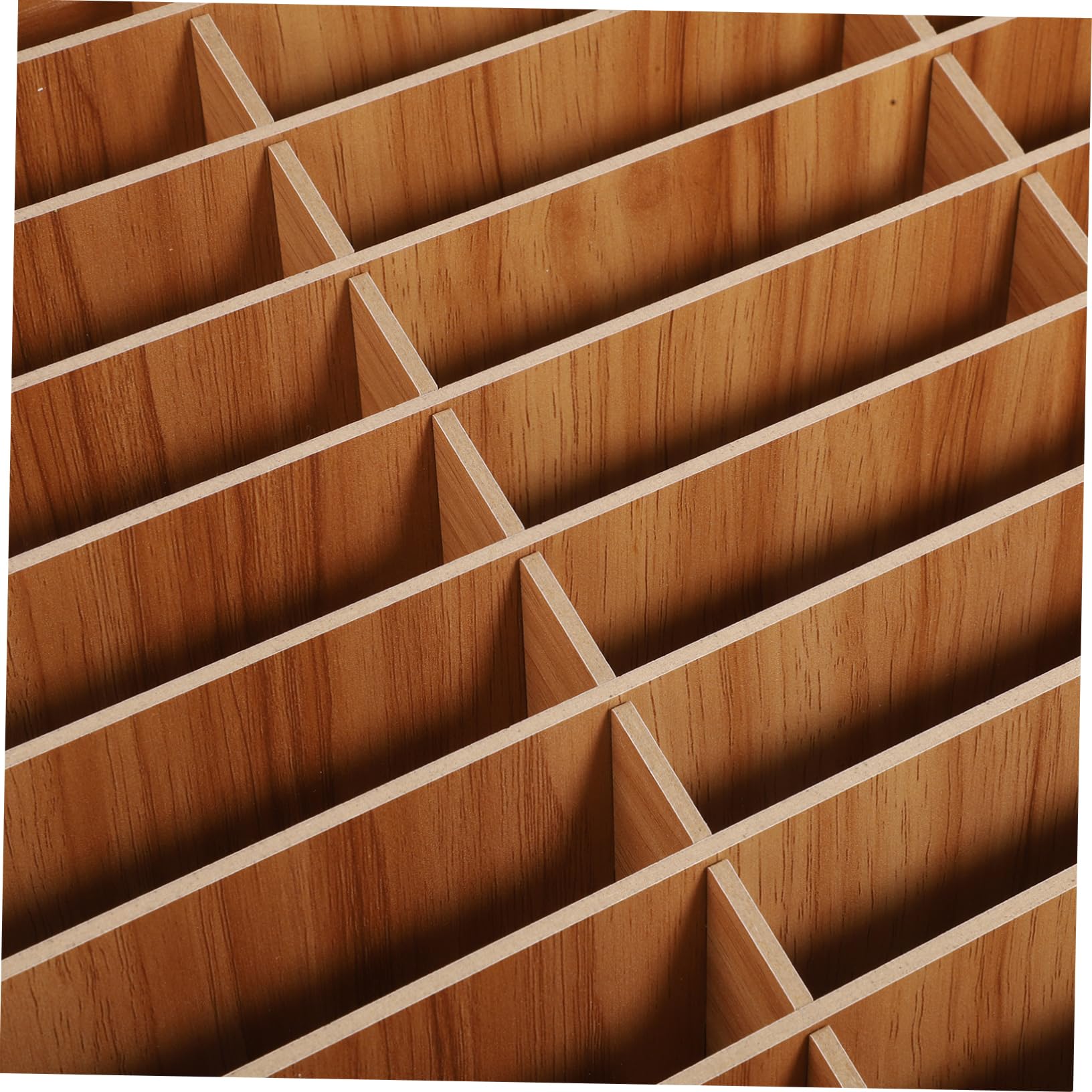 Operitacx 1pieza Caja Organizadora De Madera Para Móviles Soporte De Rejillas Para Teléfonos Almacenamiento Práctico y Elegante Para Reuniones