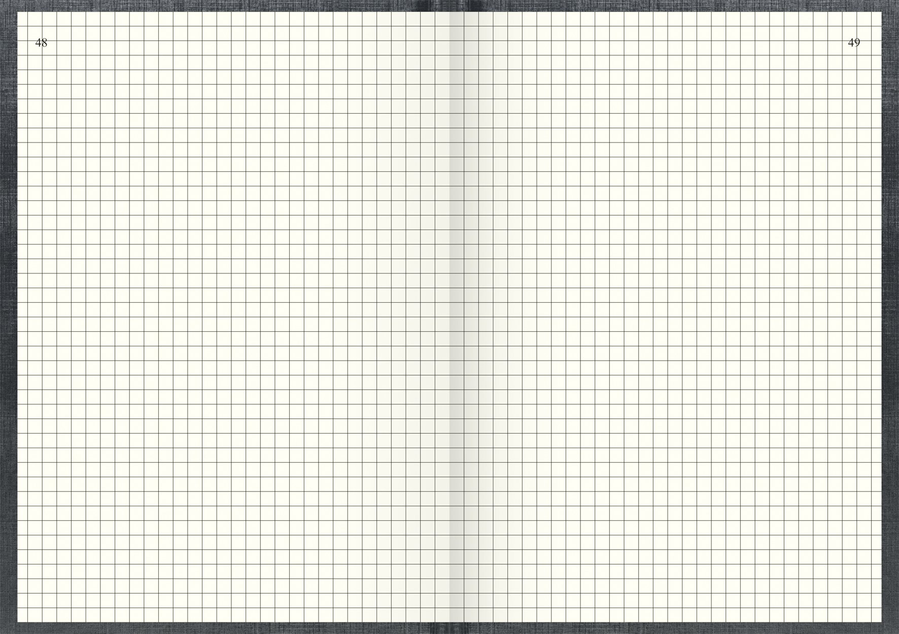 König & Ebhardt König und Ebhardt König & Ebhardt 861522399 Geschäftsbuch (A5, kariert, 80g/m², 144 Blatt Fadenheftung mit Seitenzahlen)