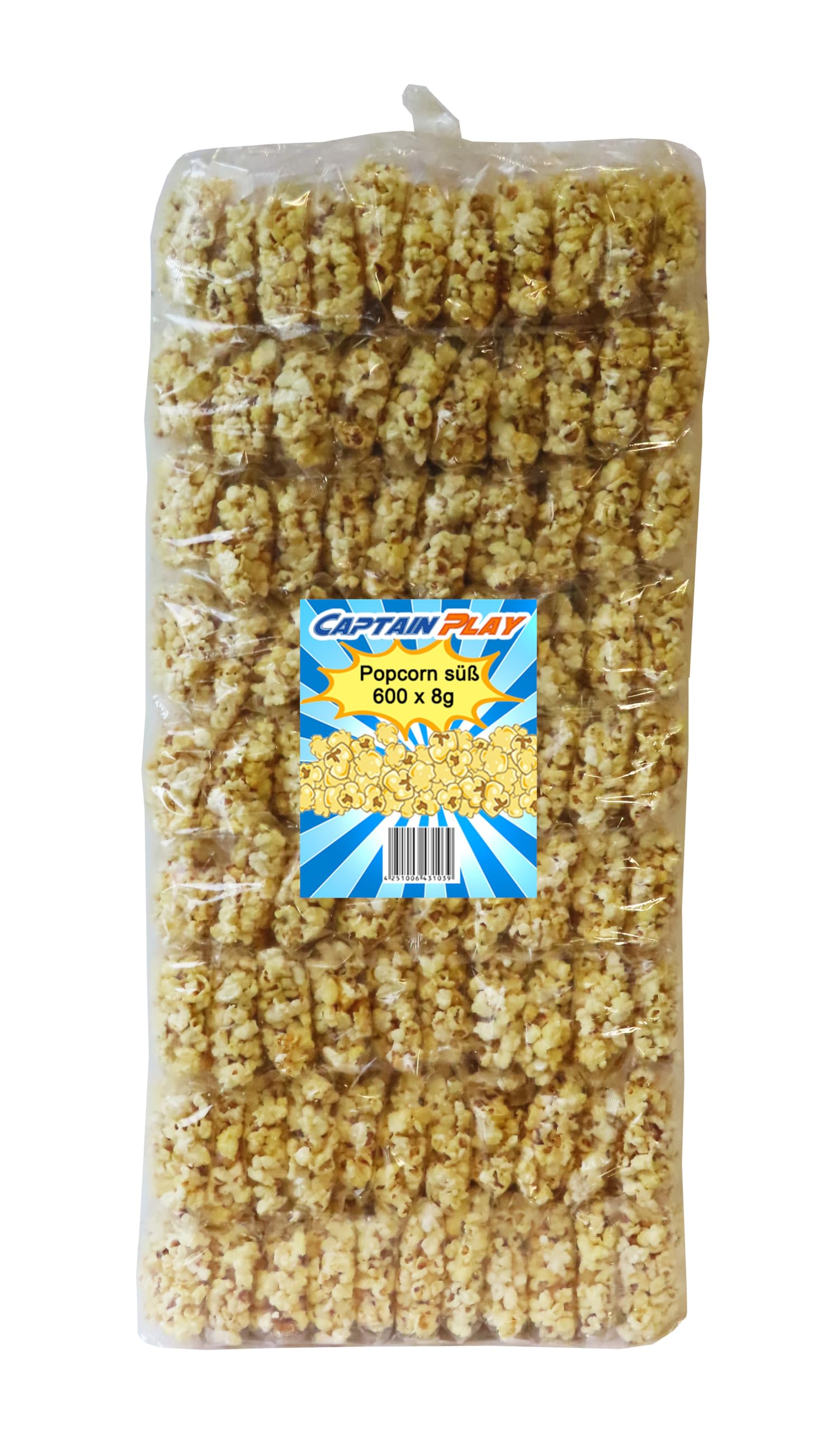 CAPTAIN PLAY Palomitas Dulces a Granel – 600 Mini Bolsas individualmente envueltas – Party Bag Fillers Cumpleaños, Halloween & Grandes Cantidades