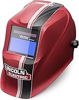 Lincoln Electric Viking 1740 Auto Darkening Welding Helmet with 4C Lens - Lightweight, 1/1/1/1 Clarity, Grind Mode - K3495-3