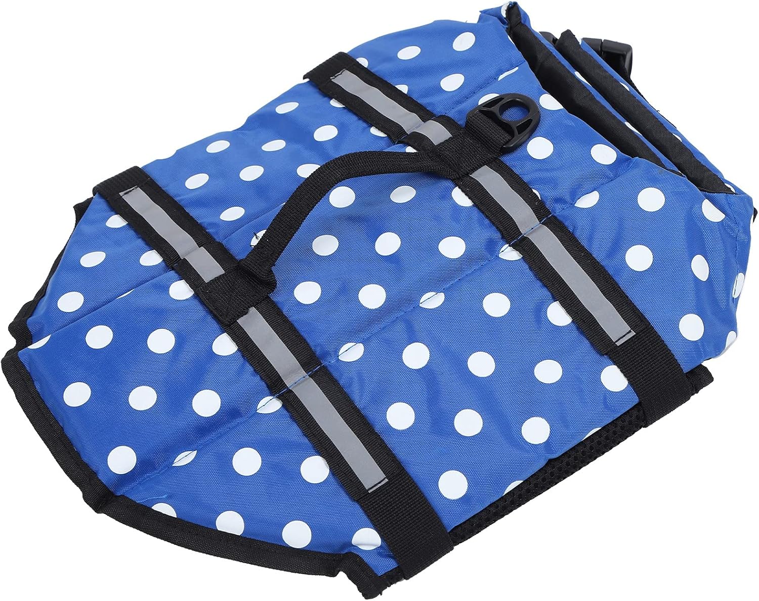 Generic Pet Adjustable Life Jackets, Dog Life Jacket Pet Reflective Swimming Vest Pet Coat for Pets Swimming (S), Dark Blue