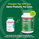 Organika Canadian-Made L-Theanine Taille de bonus 225mg-Relaxation Promotion sans somnolence, support de stress, source naturelle pure, action rapide- 110caps