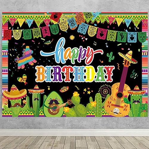 Miniatura 3 de Decoraciones para fiestas mexicanas con temática de fiesta mexicana, decoración de fiesta mexicana del Cinco de Mayo, cartel de cumpleaños de dos