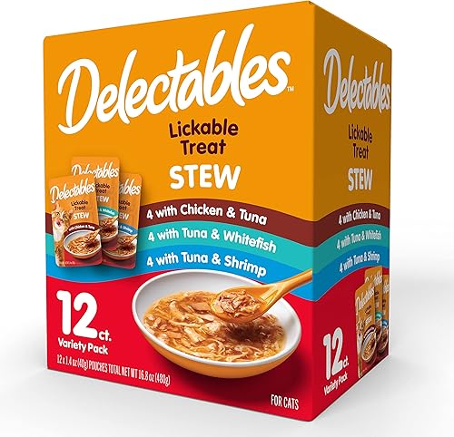 Hartz Delectables Stew Lickable Wet Cat Treats Multiple Flavors